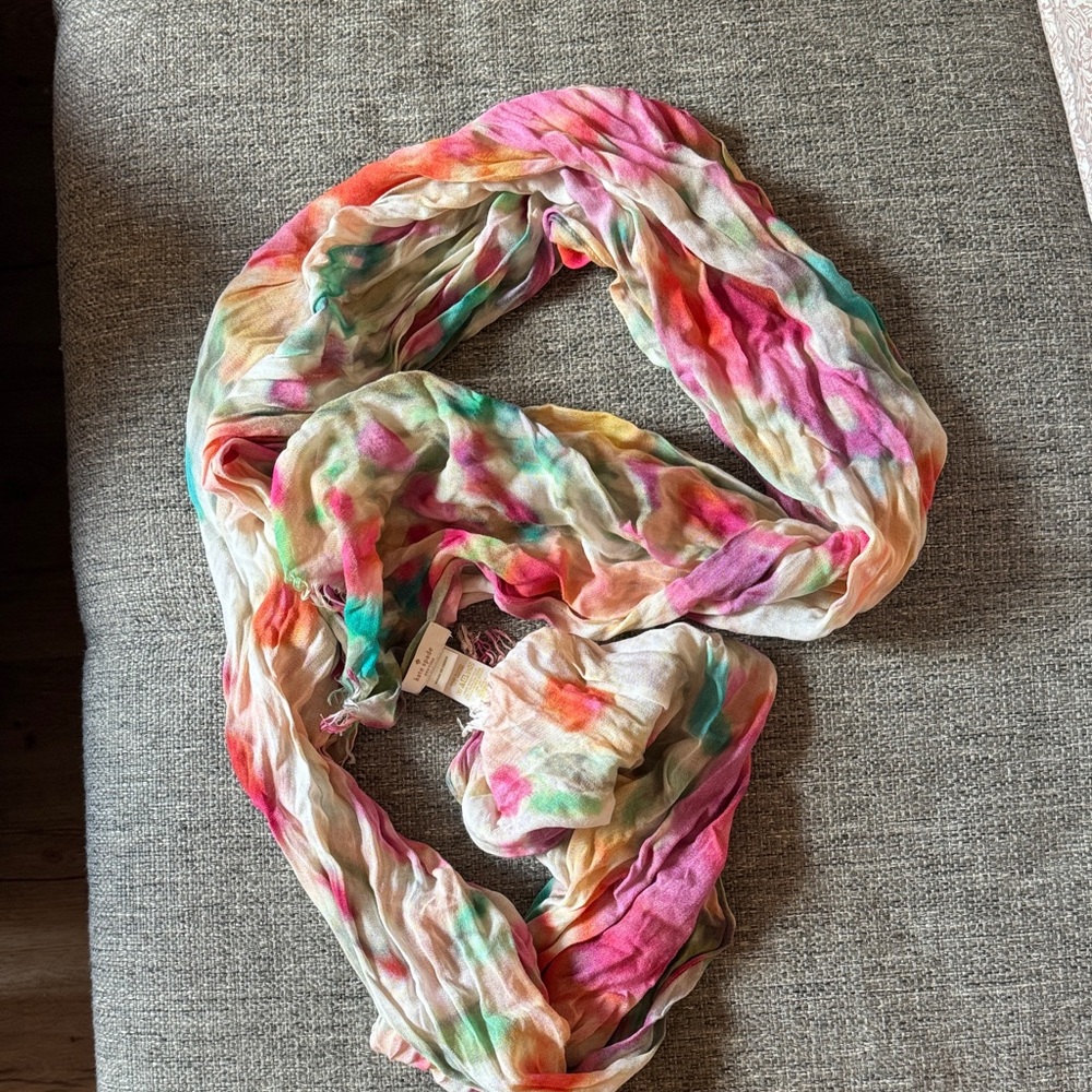 Kate spade Colorful Tie-Dye Scarf